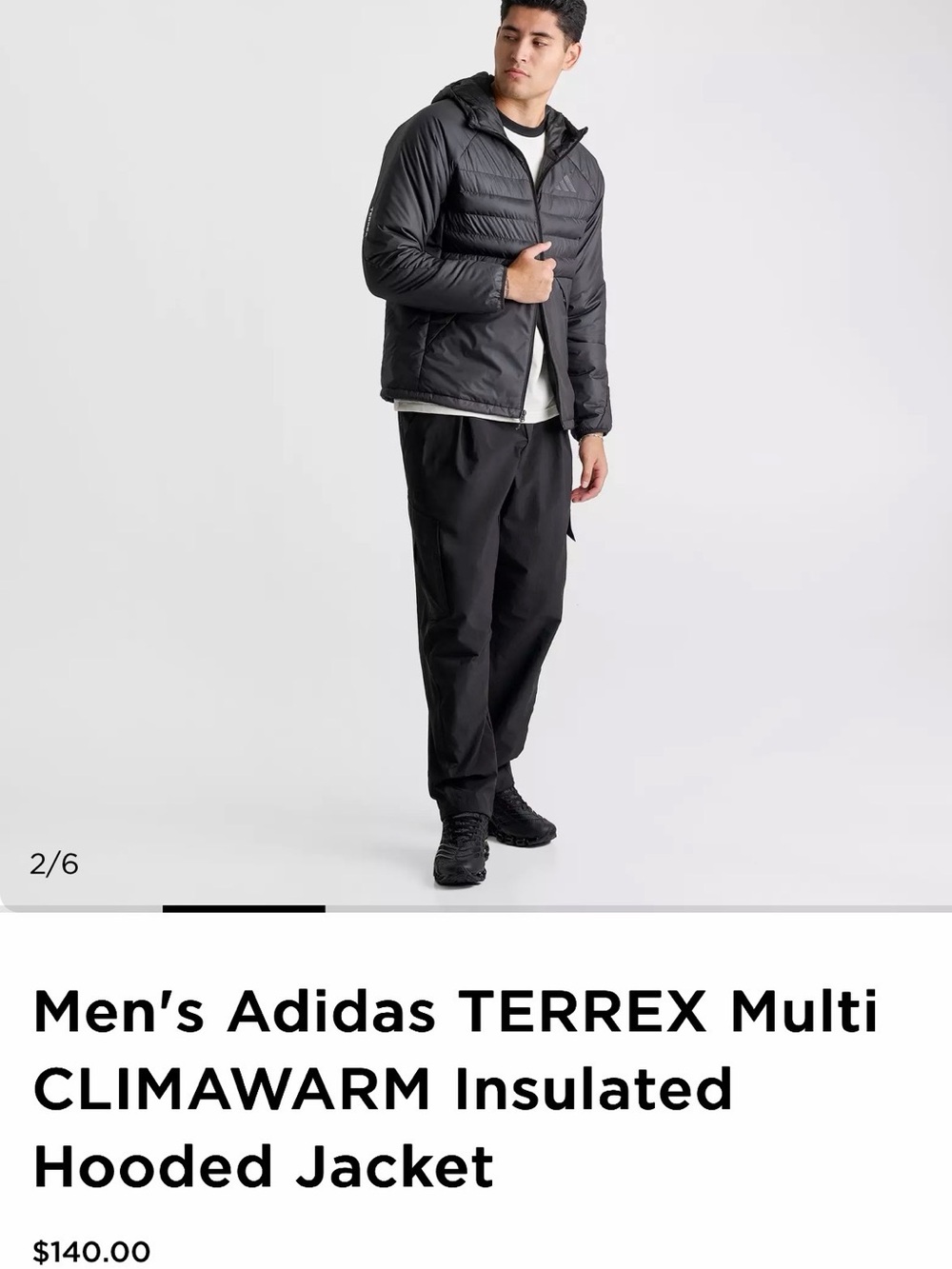 Multi CLIMAWARM Insulated Hooded Jacket - Black